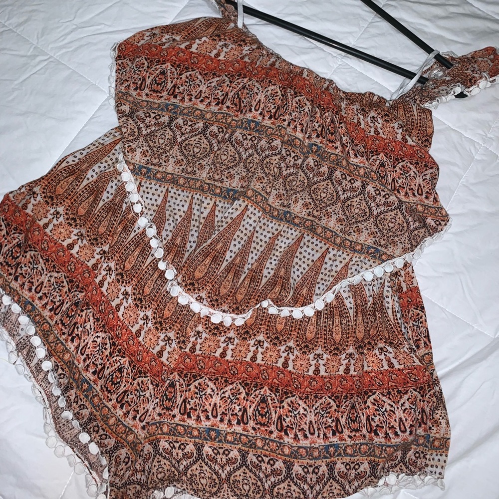 tribal print romper